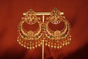 Latha Peacock Chandbali