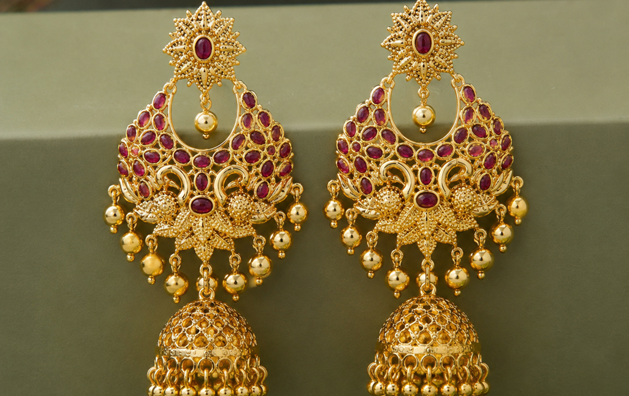 Saktya statement earrings
